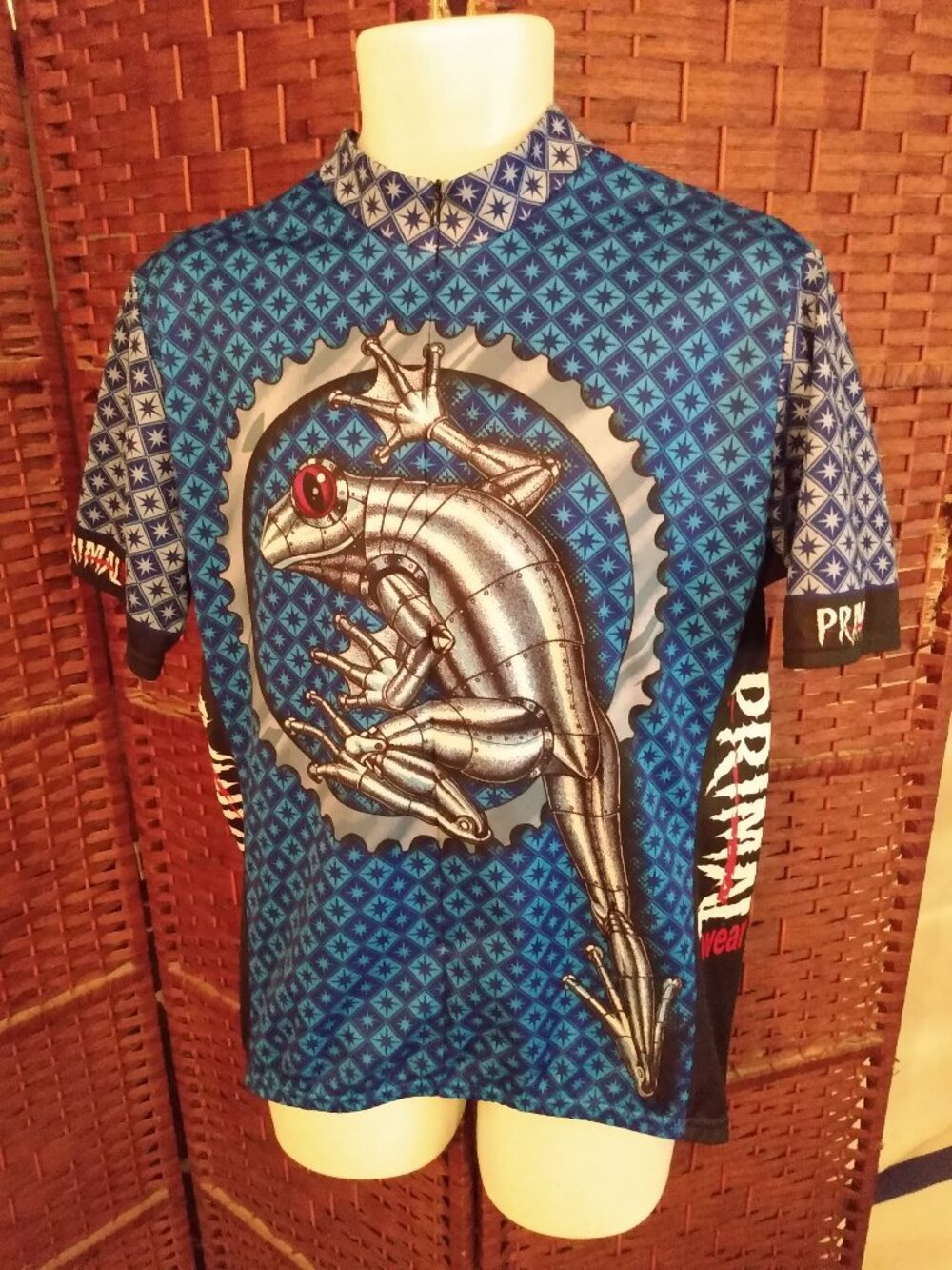 Men's Primal Wear Mechanical Frog Cycling Jersey XL 3/4 Zip